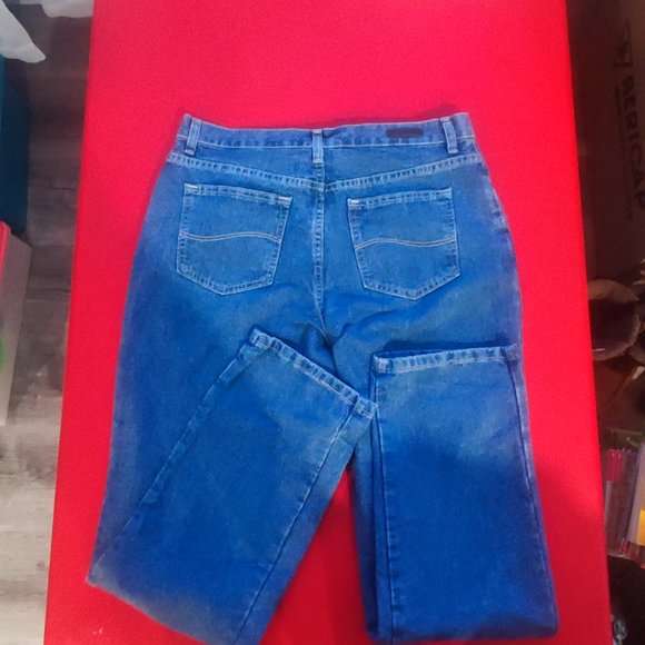 Lee relaxed fit straight leg blue women's size 10 medium - Picture 3 of 8